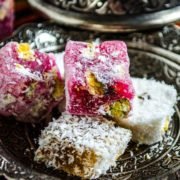 loukoums turcs - dessert - cuisine du monde