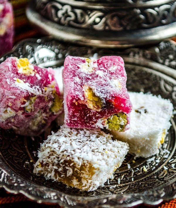 loukoums turcs - dessert - cuisine du monde