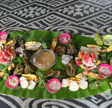 Tonga- Océanie- feuille de bananier- manioc-lap-lap