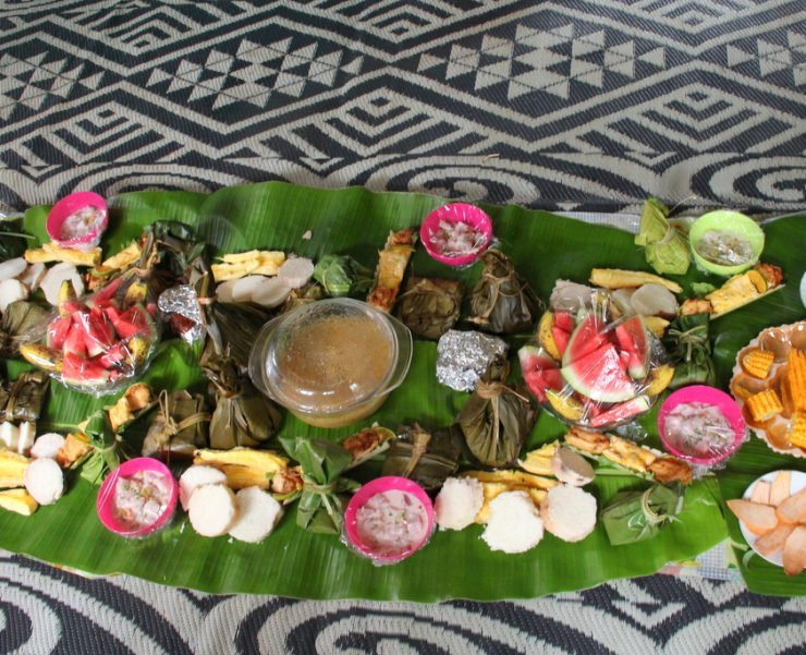 Tonga- Océanie- feuille de bananier- manioc-lap-lap