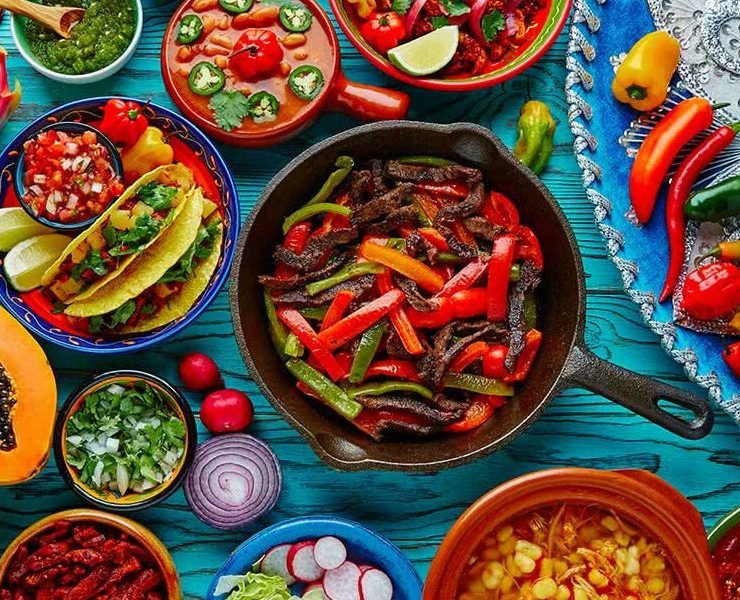 cuisine mexicaine - piment - cuisine de voyage - fajitas - enchiladas- nachos- tortillas