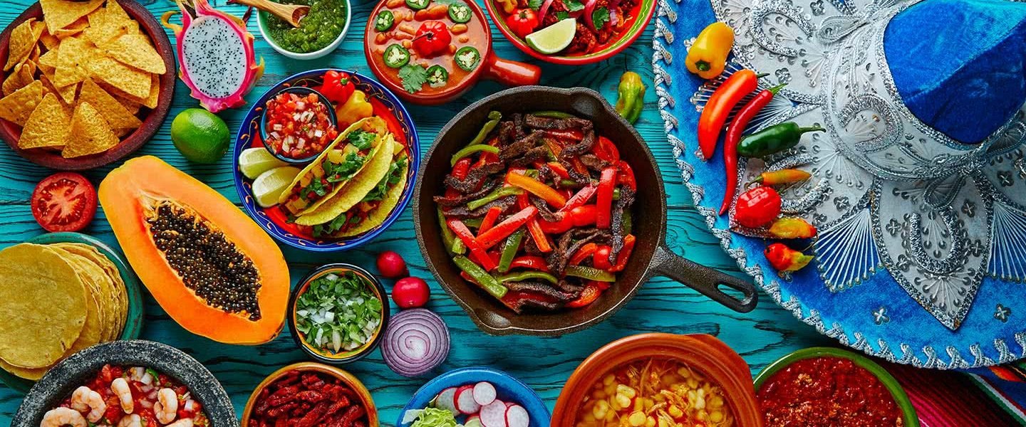 cuisine mexicaine - piment - cuisine de voyage - fajitas - enchiladas- nachos- tortillas
