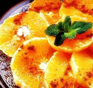 Oranges à la cannelle-Dessert marocain