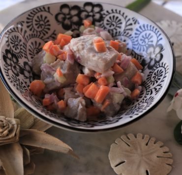 Tahiti-Polynésie-salade tahitienne-thon-lait de coco