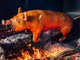 porc rôti portugais - cochon braisé