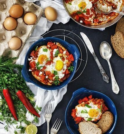 Œufs cocotte au foie gras