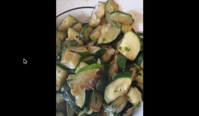 Courgettes with Mint (Courgettes à la Menthe)