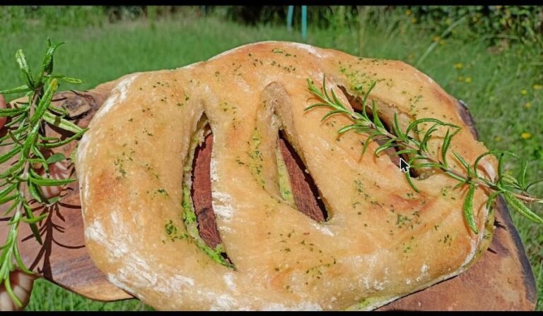 Fougasse with Rosemary and Herbs