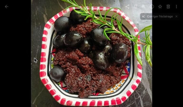 Homemade Tapenade